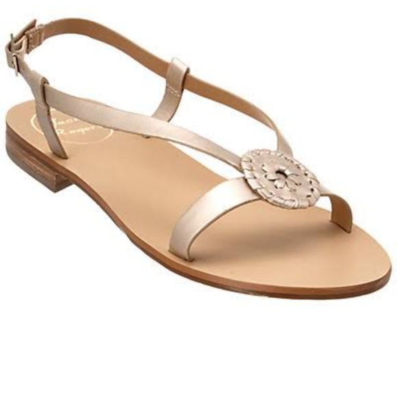 Jack Rogers Shoes - NWOB Jack Rogers platinum Mollie sandals